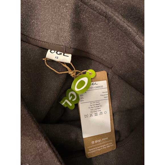 OGL Cashmere-like Flared Maxi Skirt PETITE L - Picture 3 of 4